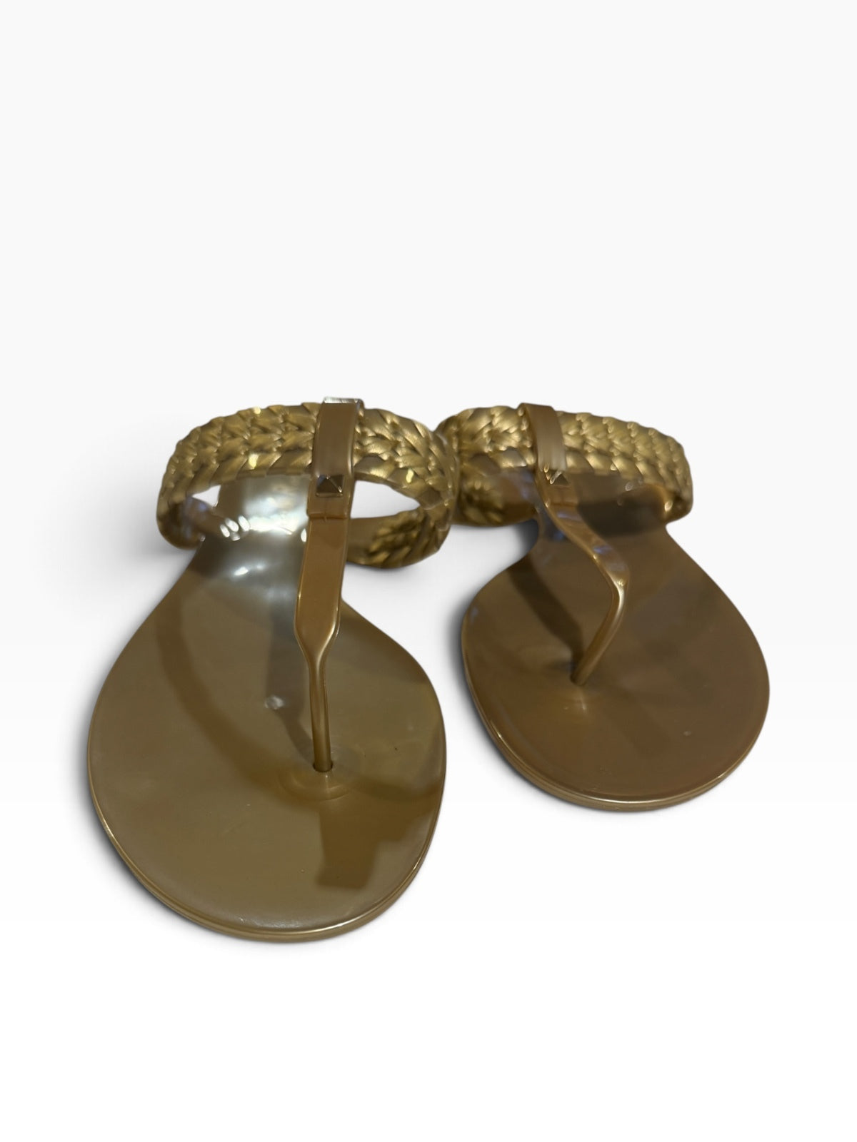 Jack Rogers Tinsley Gold Jelly Sandals