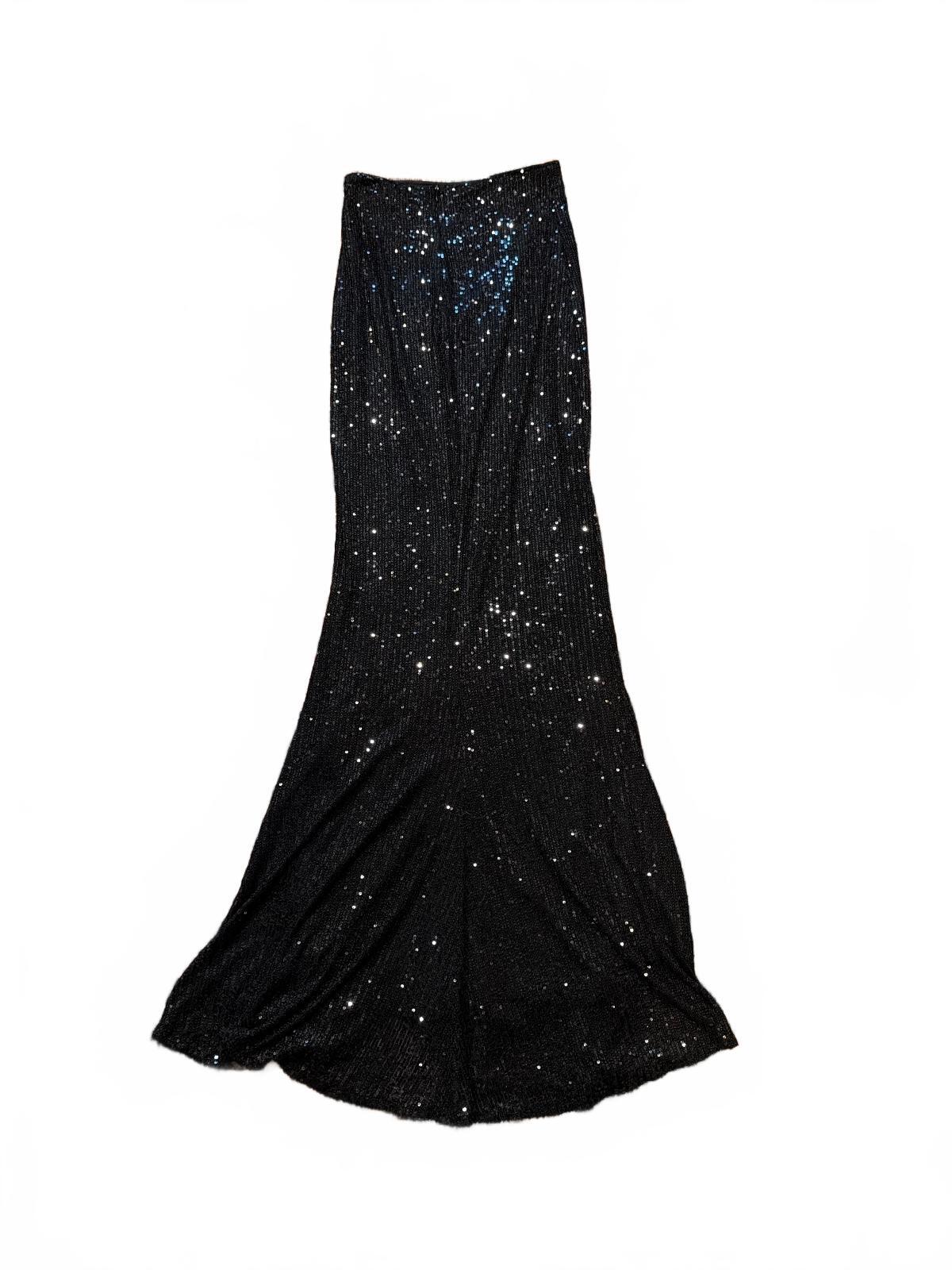 NWT Love & Lemonade Sequin High Slit Skirt