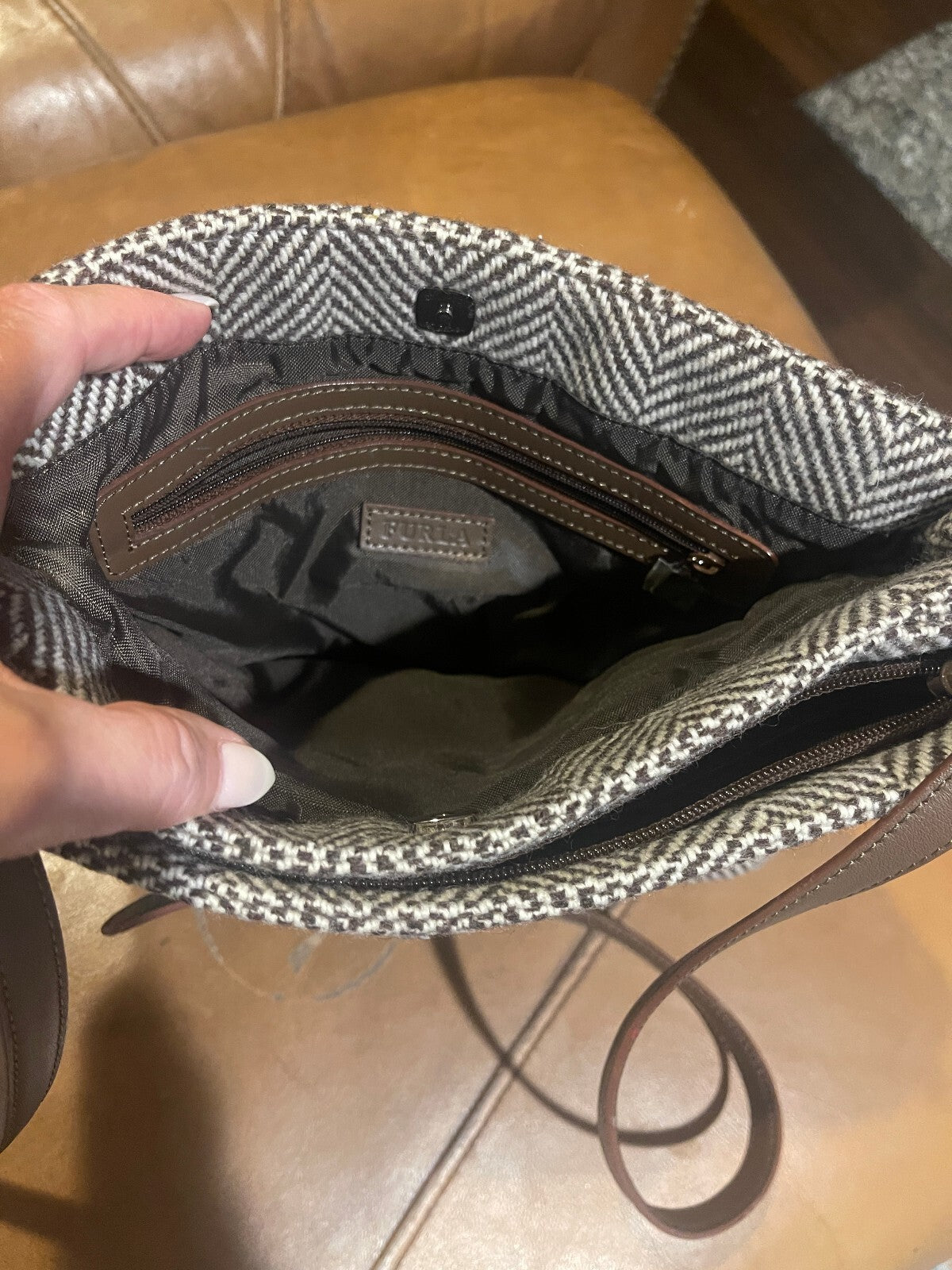 Furla Woven Shoulder bag