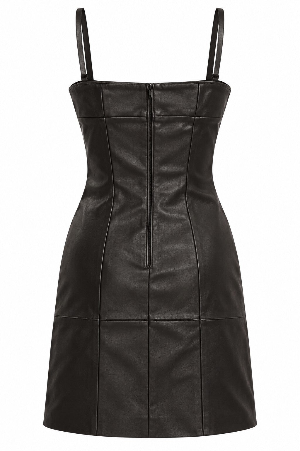 Michael Kors Collection Leather Sleeveless Dress