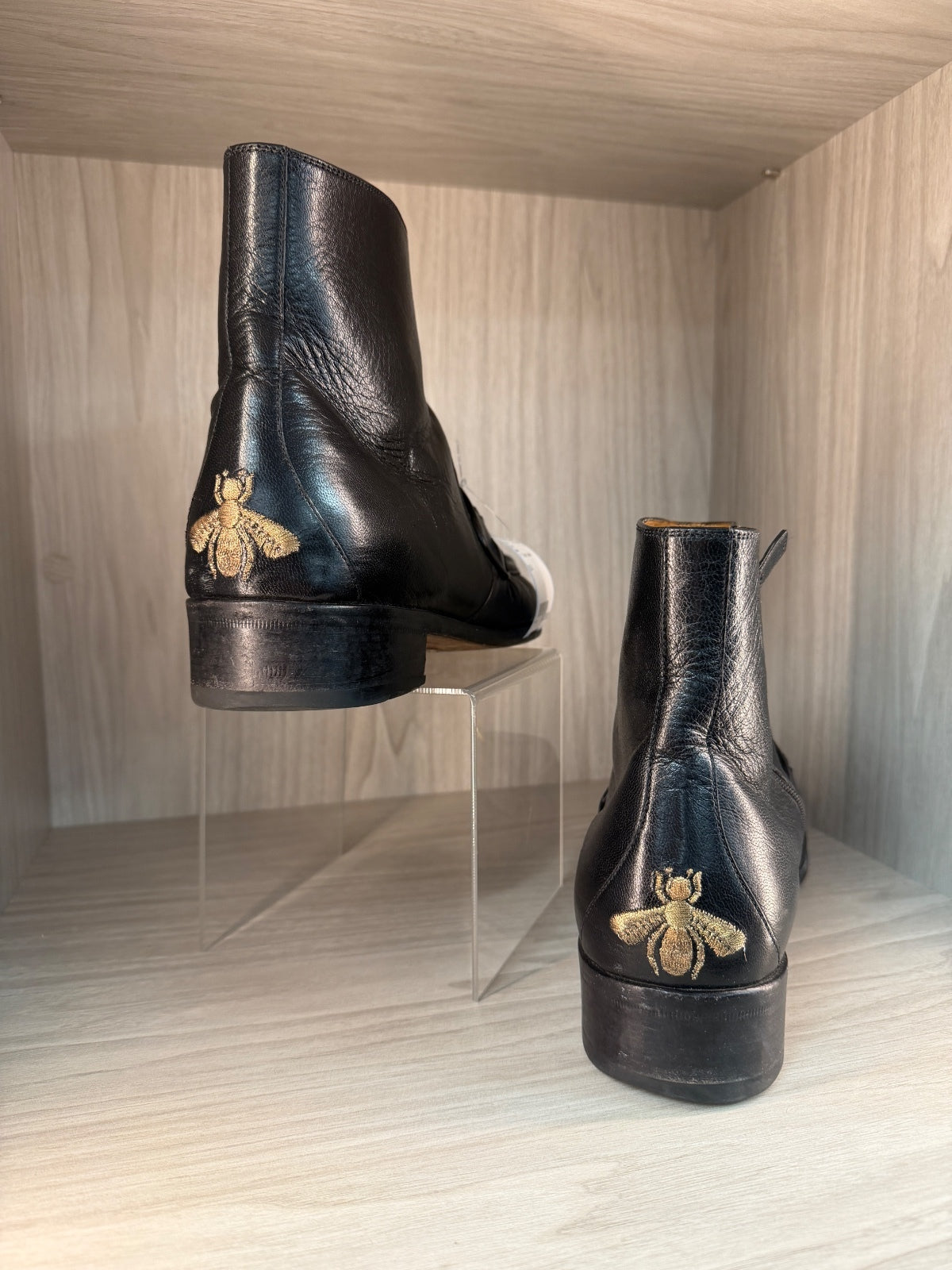 Gucci Horsebit Leather Boots