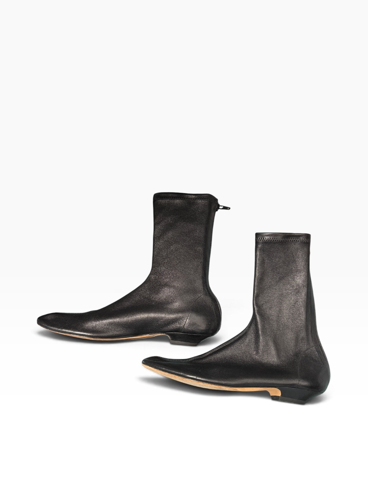 Khaite low-heeled boots