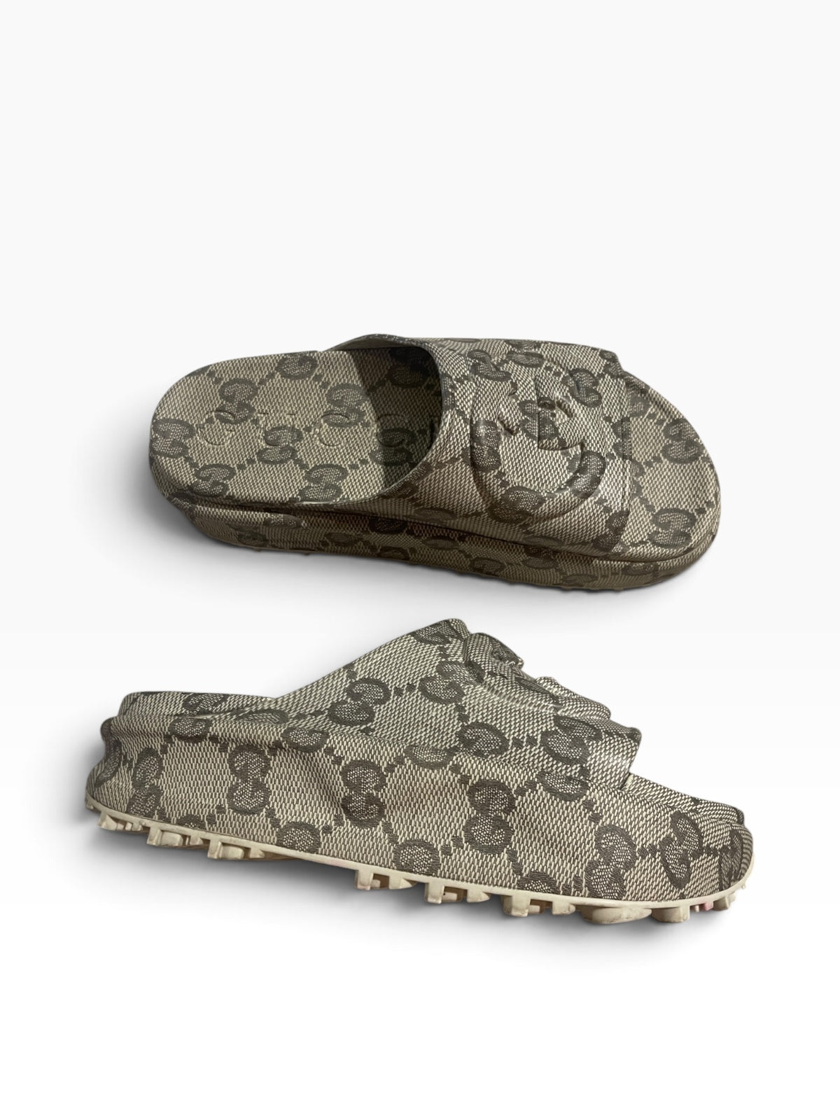 Gucci cubic GG slide Sandals - size 8