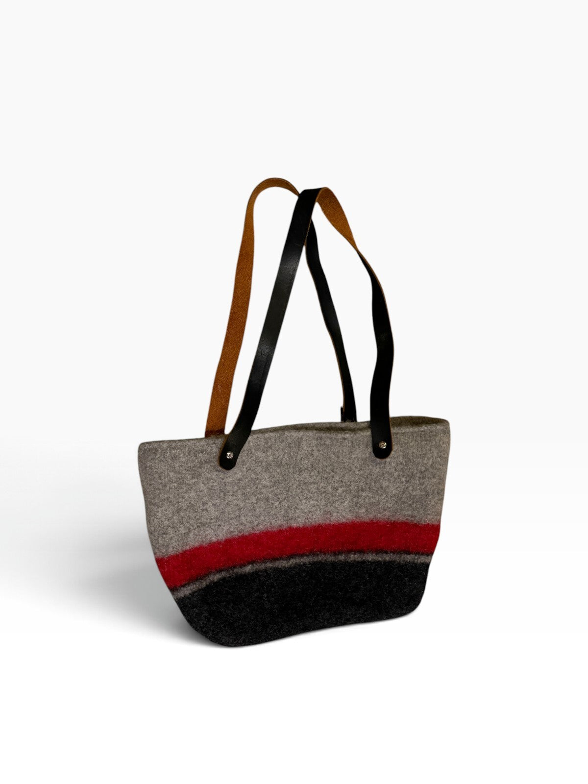 General Knot & Co Gray Wool Felt Tote Bag