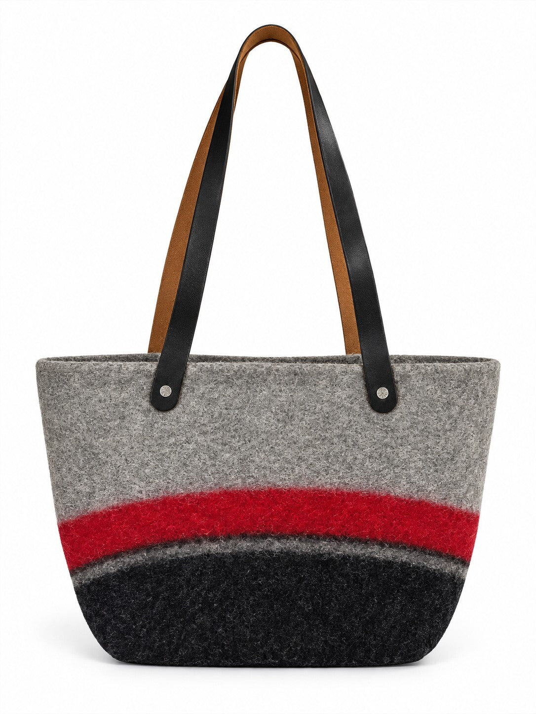 General Knot & Co Gray Wool Felt Tote Bag