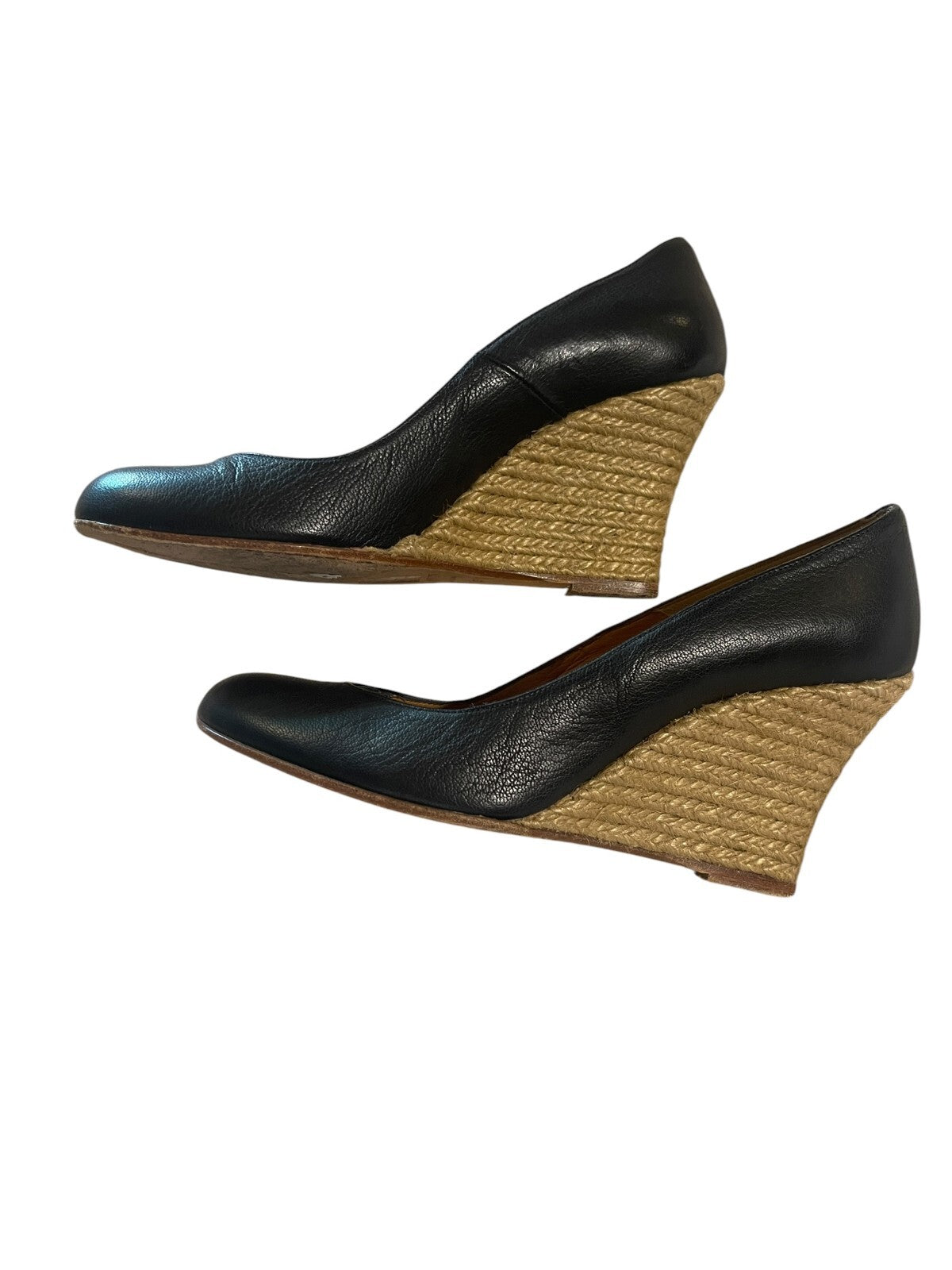 Vintage Lanvin Espadrille Wedge Pumps