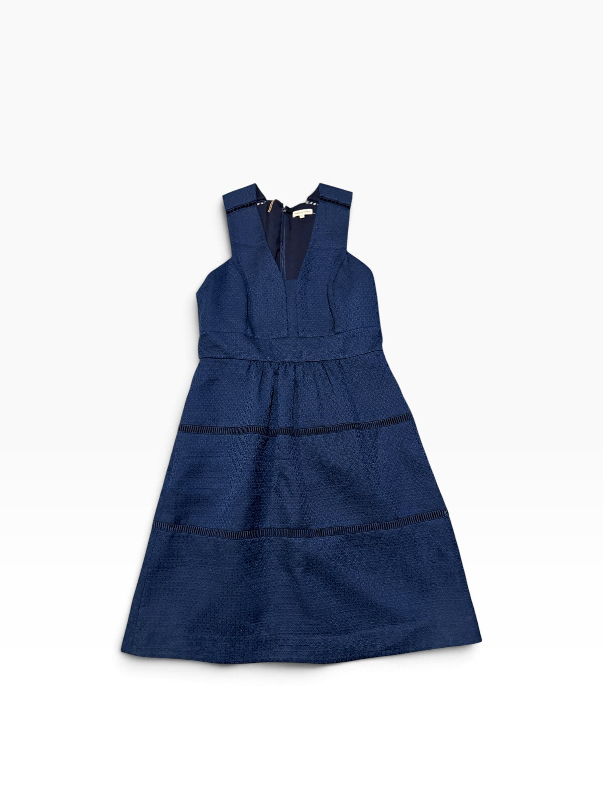 Rebecca Taylor Navy Fit & Flare Dress