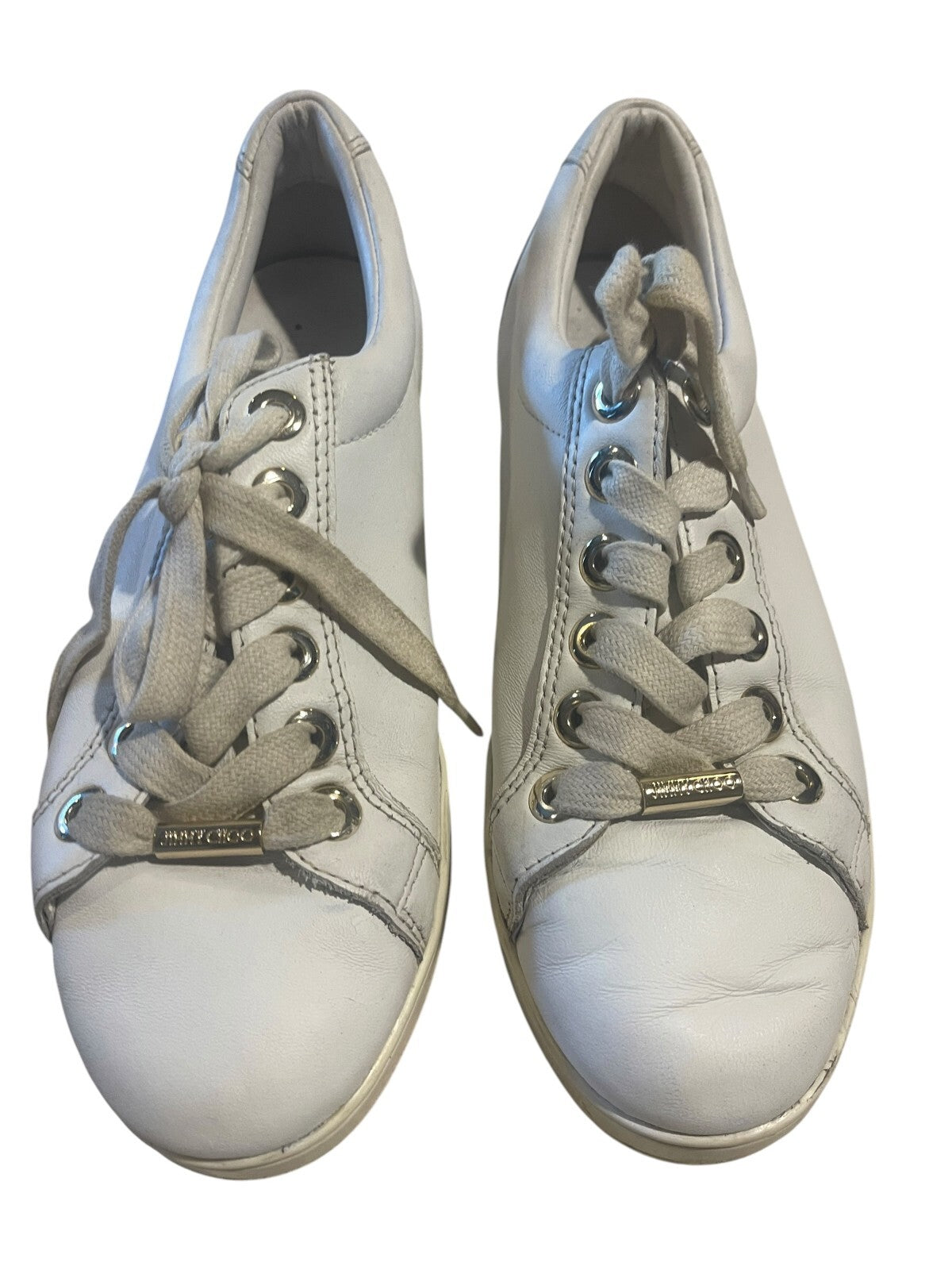 Jimmy Choo Gold Star Sneakers - Size 37
