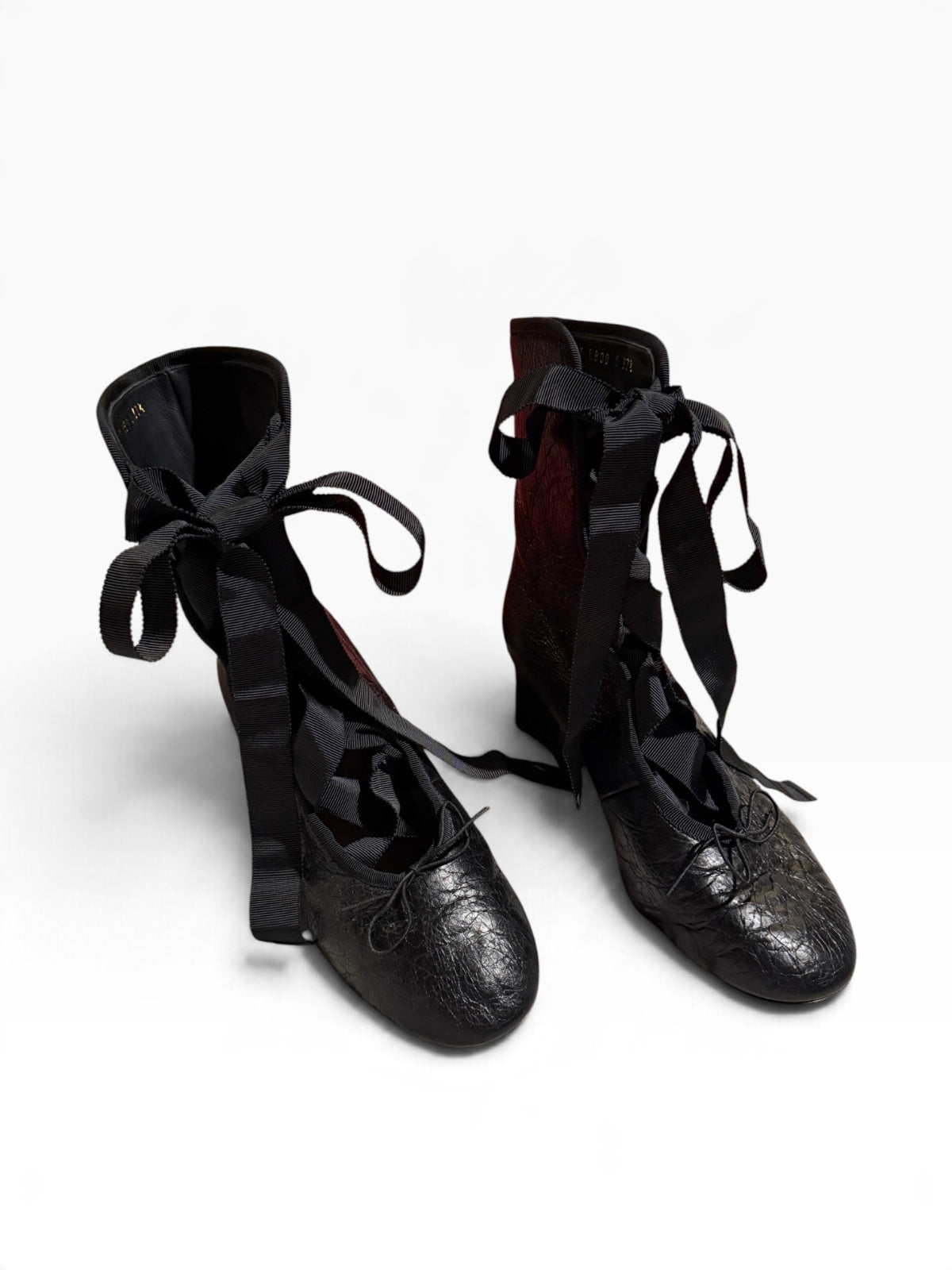 Valentino Ballet Lace-up Booties