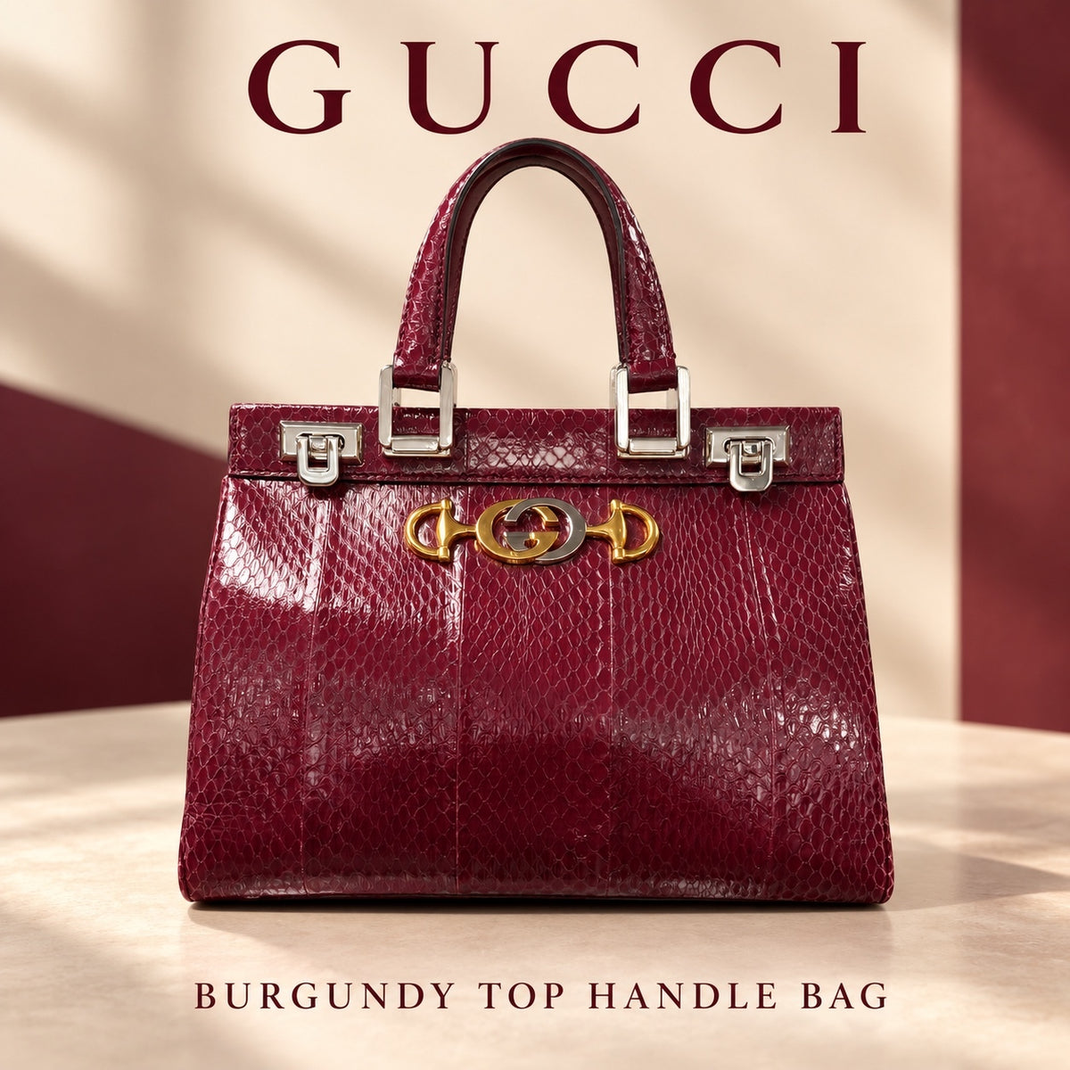 Gucci Snakeskin Satchel/crossbody