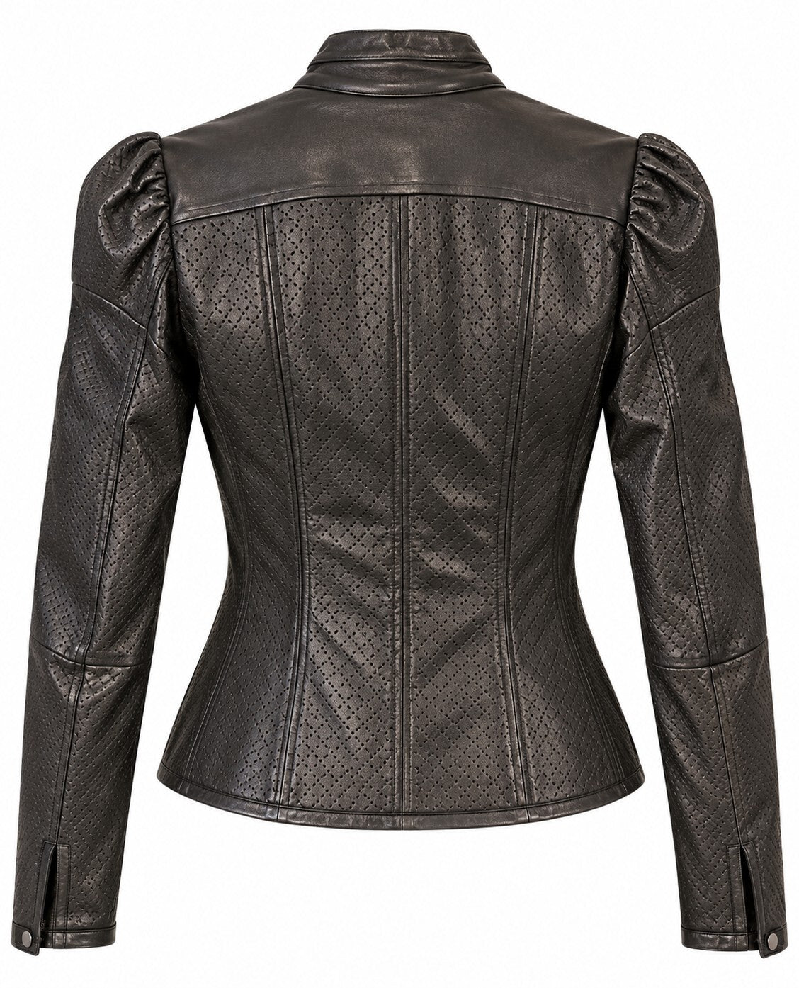 Vintage Plein Sud Perforated Leather Jacket