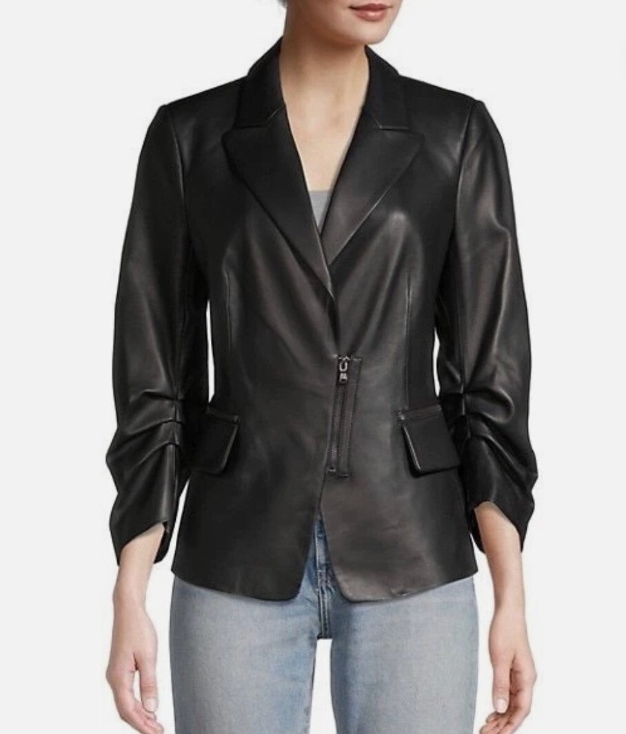 Kobi Halperin Lam Leather Jacket