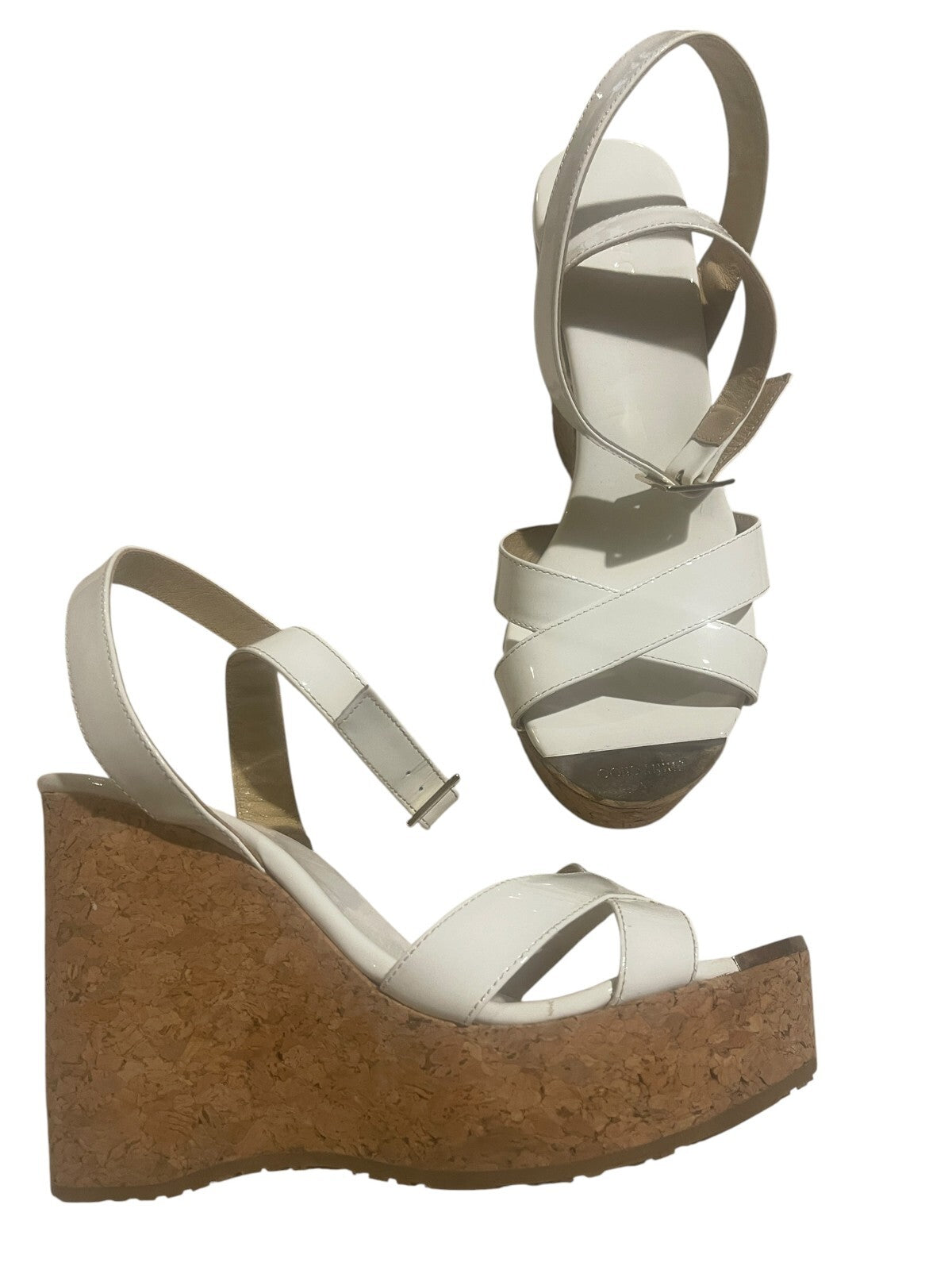 Jimmy Choo Papyrus Wedge - Size 37.5