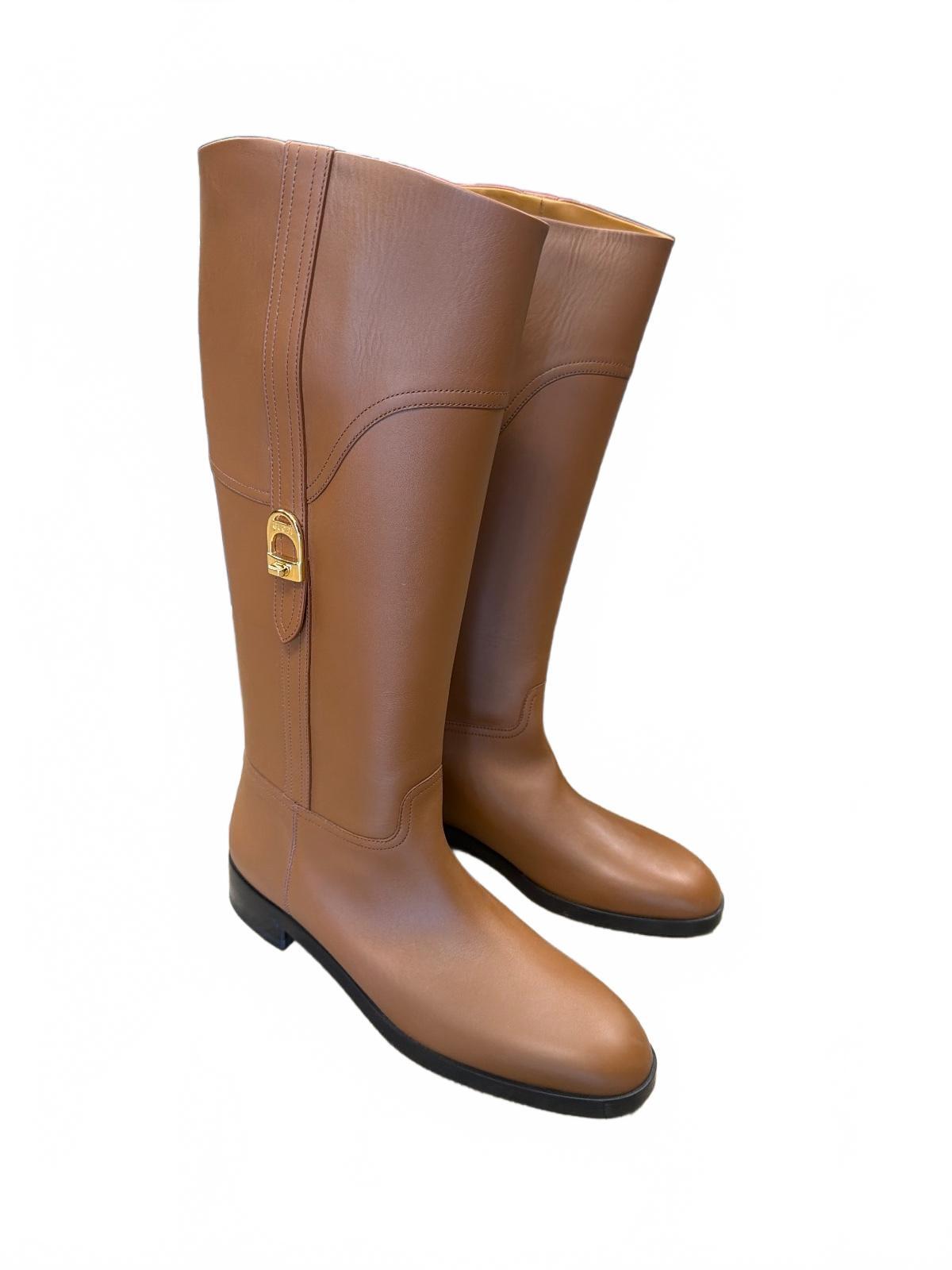 NWOB Gucci Tall Leather Riding Boots