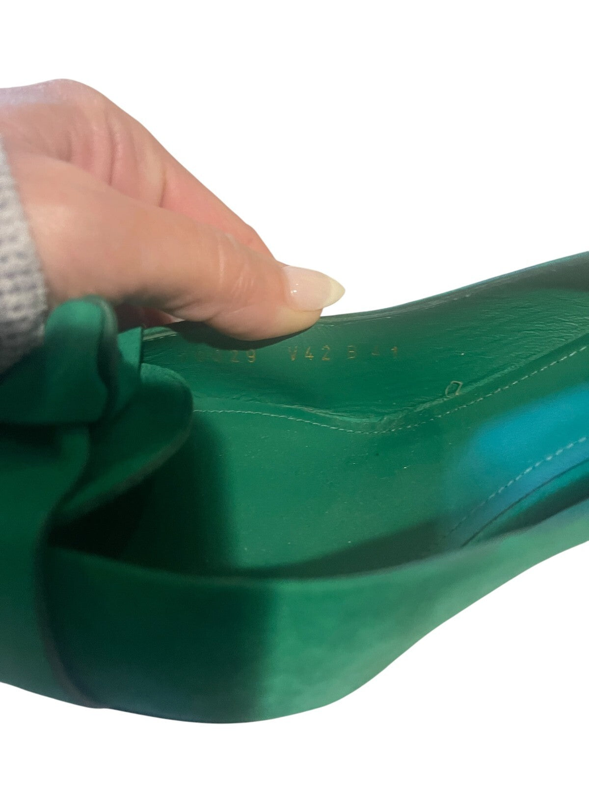 Santoni Bow Slingbacks - size 41