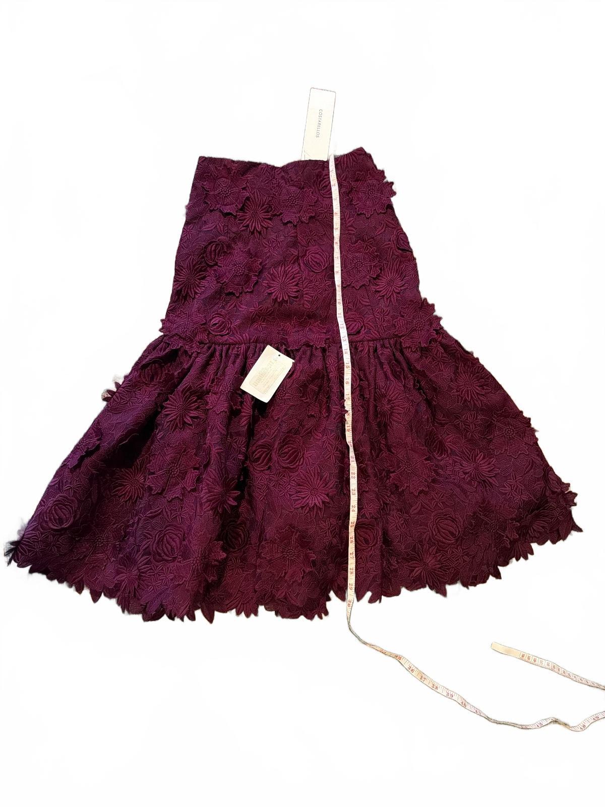 NWT Costarellos Guipure Lace Skirt