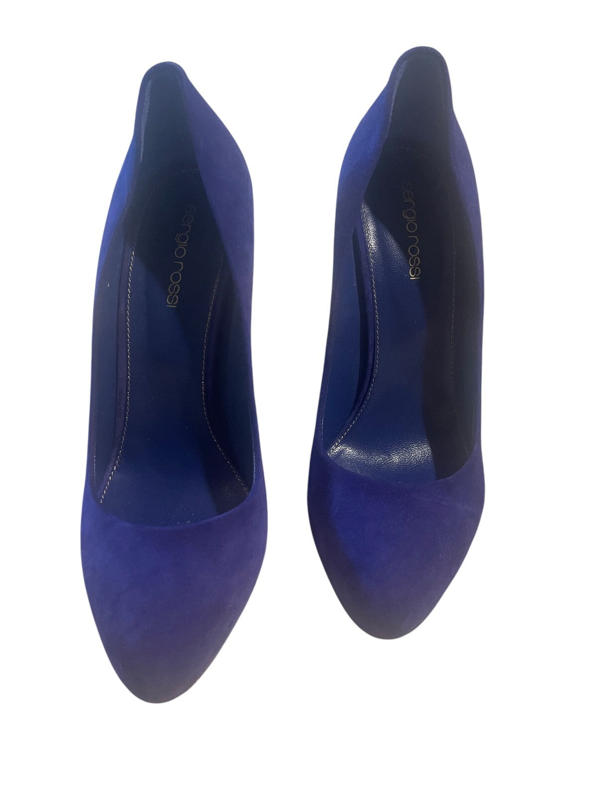Sergio Rossi’s Suede Kalik Pumps - Size 38