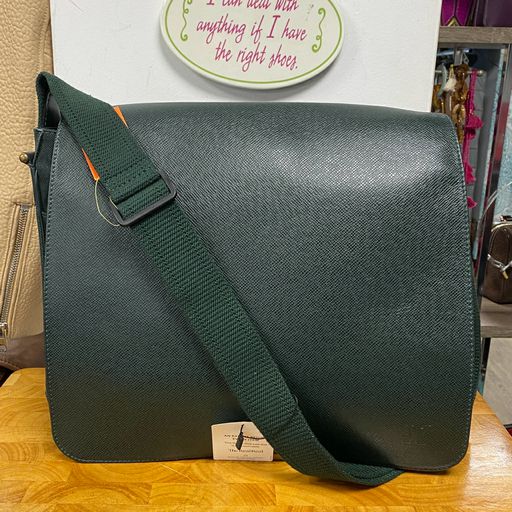 Louis Vuitton Hunter Green Bastille Messenger Bag