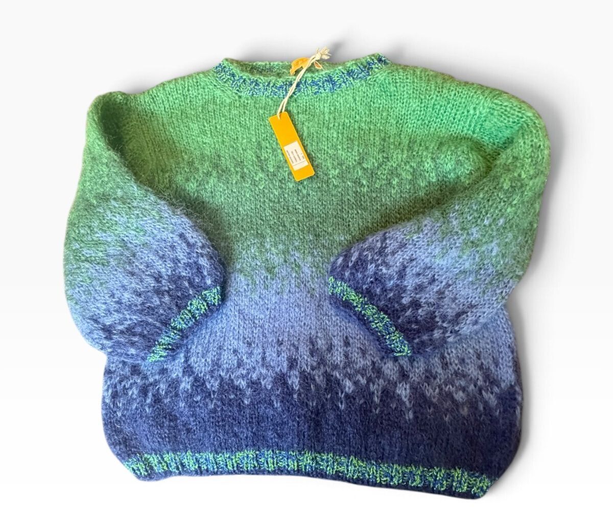 NWT Rose Carmine Sweater TIE&DYE VERT/MARINE