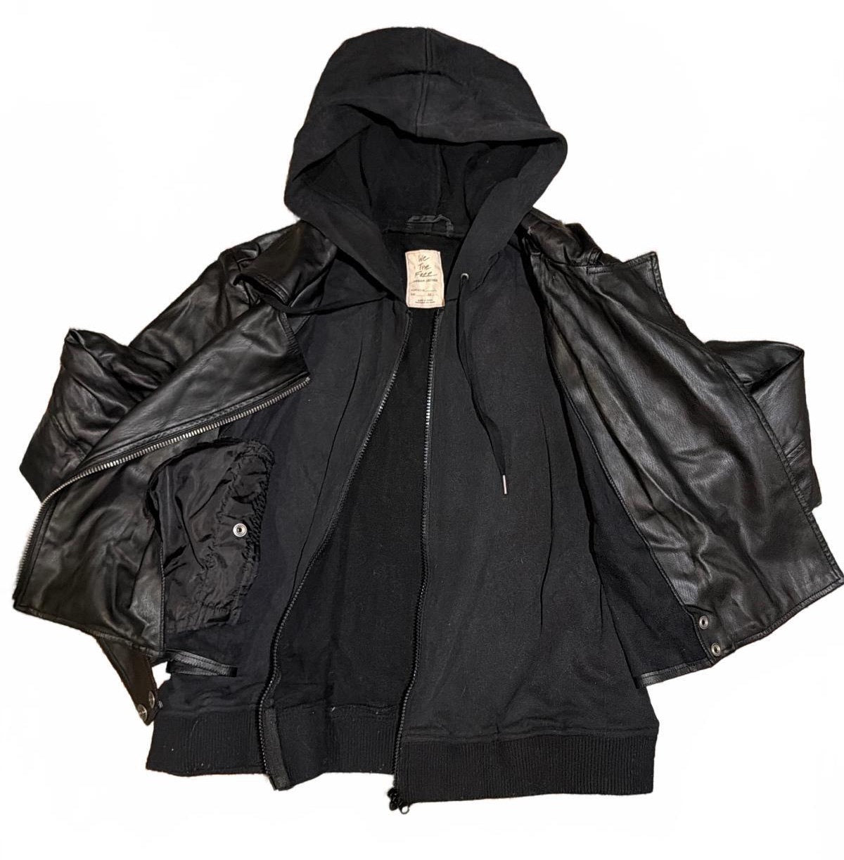 We The Free hoodie/moto Jacket