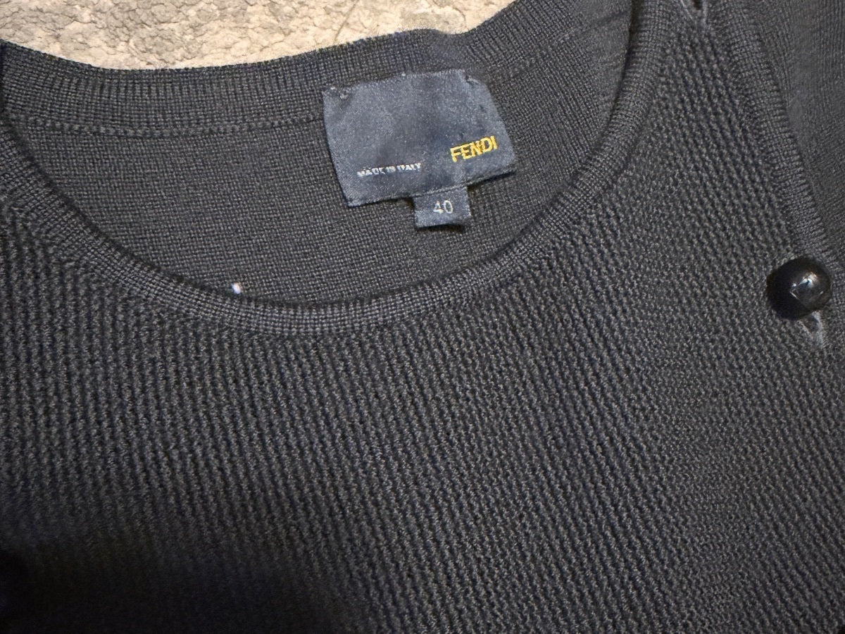 Fendi Sleeveless Wool Dress