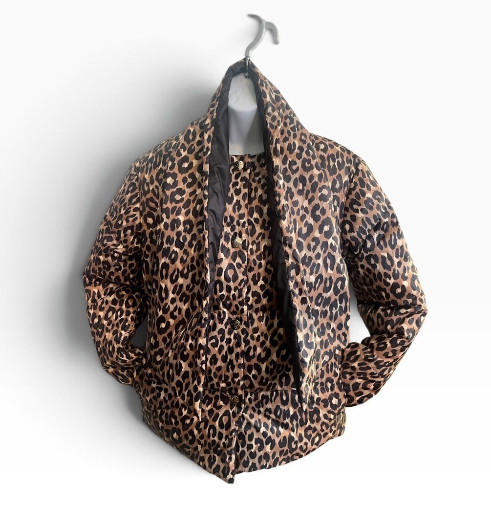 Kate Spade reversible puffer coat w/ Scarf
