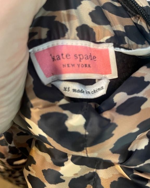 Kate Spade reversible puffer coat w/ Scarf