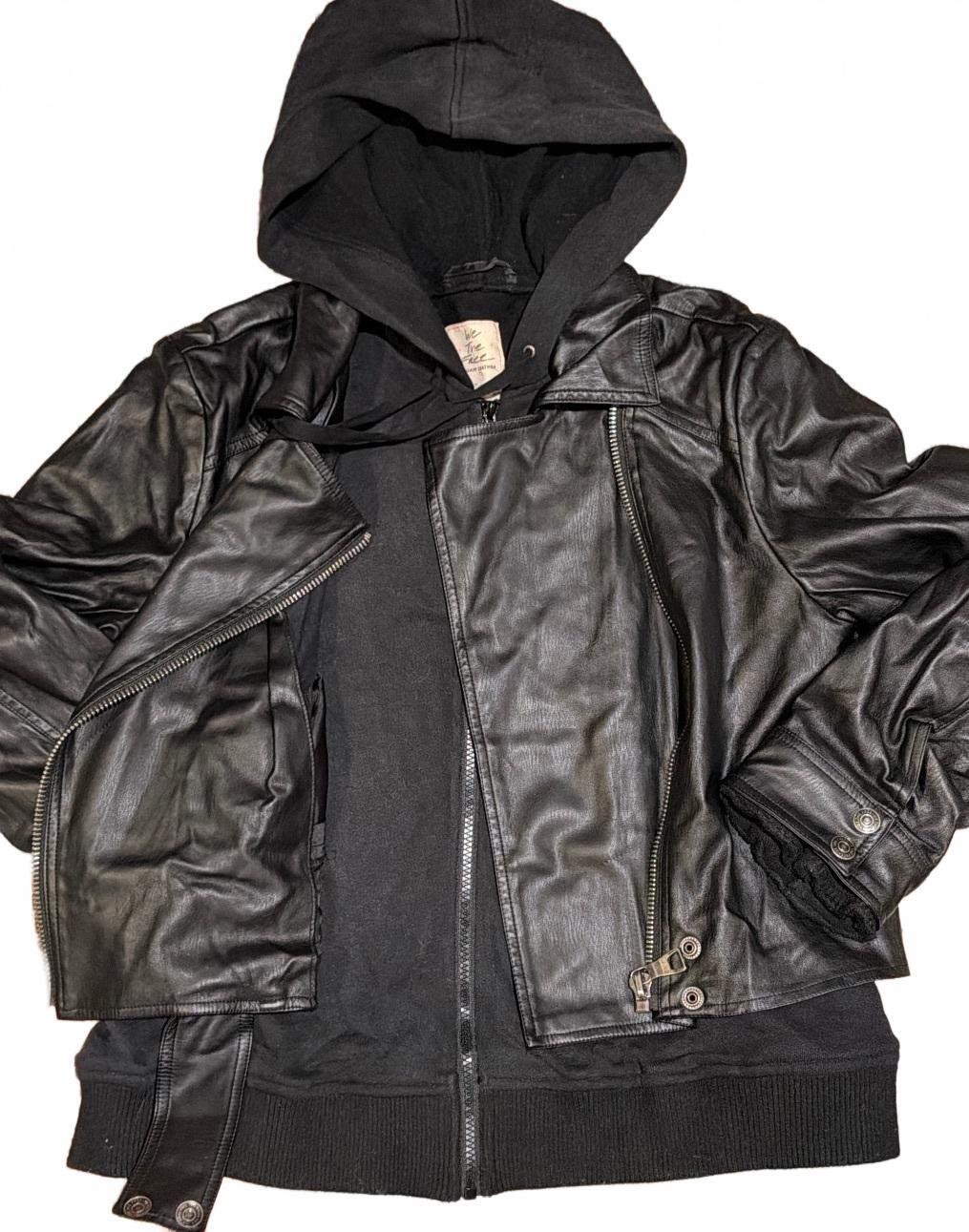 We The Free hoodie/moto Jacket