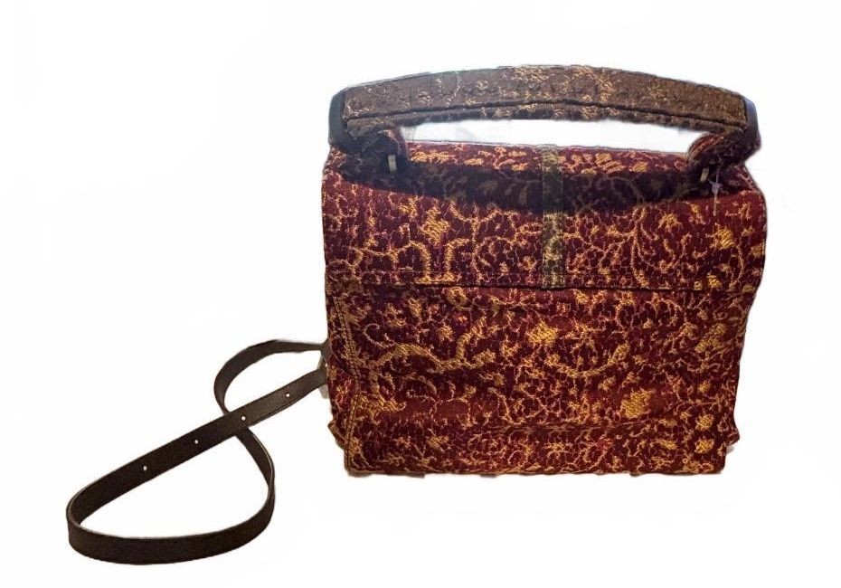 Santoni x Rubelli “Zecchinetta” Fabric Bag