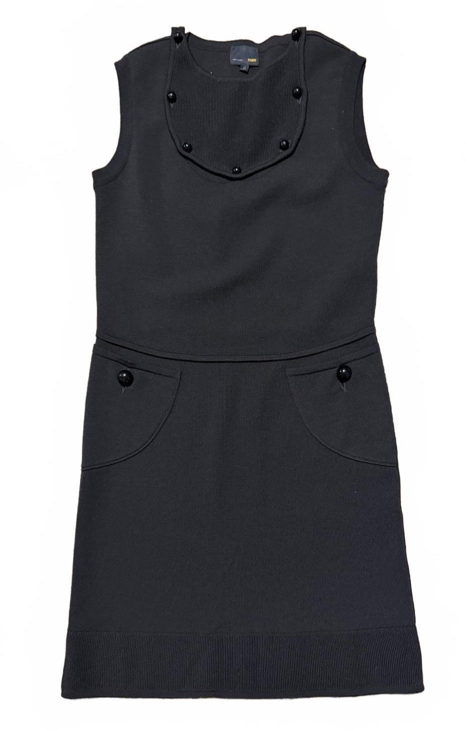 Fendi Sleeveless Wool Dress