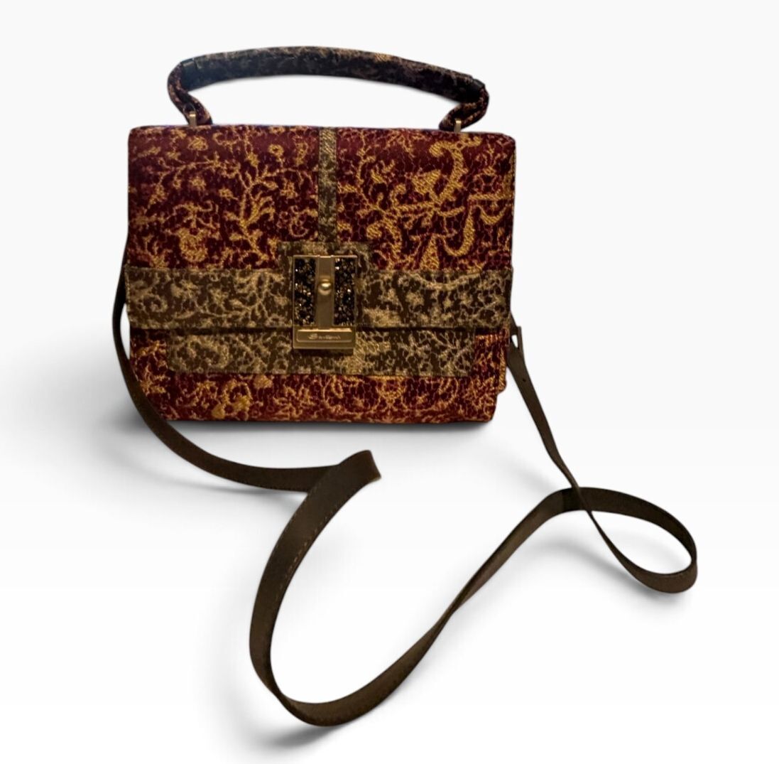 Santoni x Rubelli “Zecchinetta” Fabric Bag