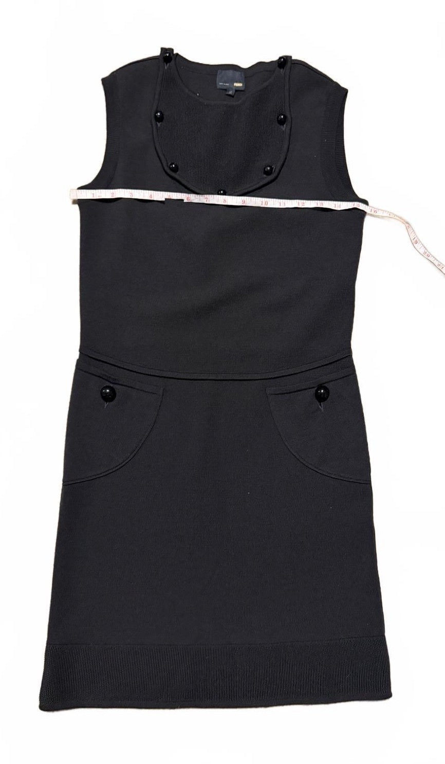 Fendi Sleeveless Wool Dress