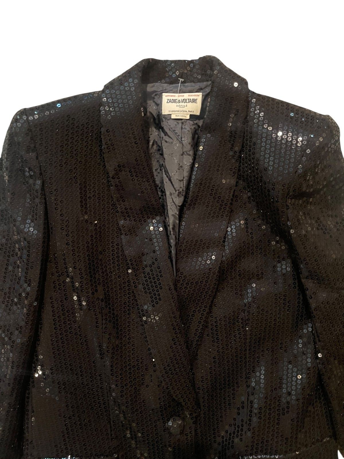 Zadig & Voltaire Vive Sequined Blazer - Size 38