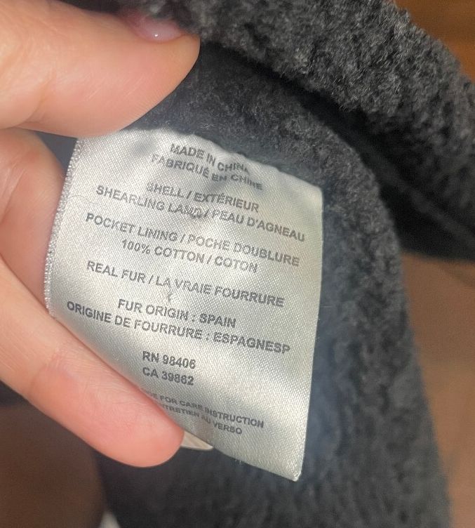 Theory Lamb Shearling Coat