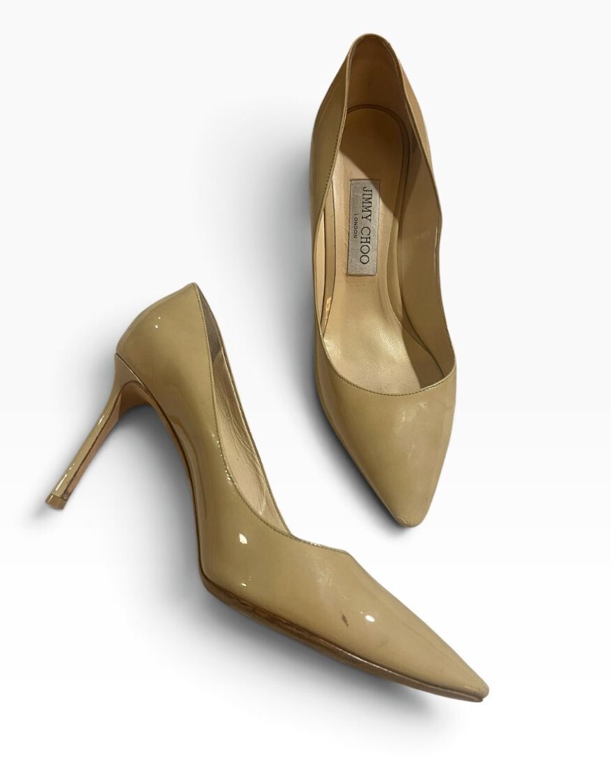 Jimmy Choo Patent Pumps - Size 39