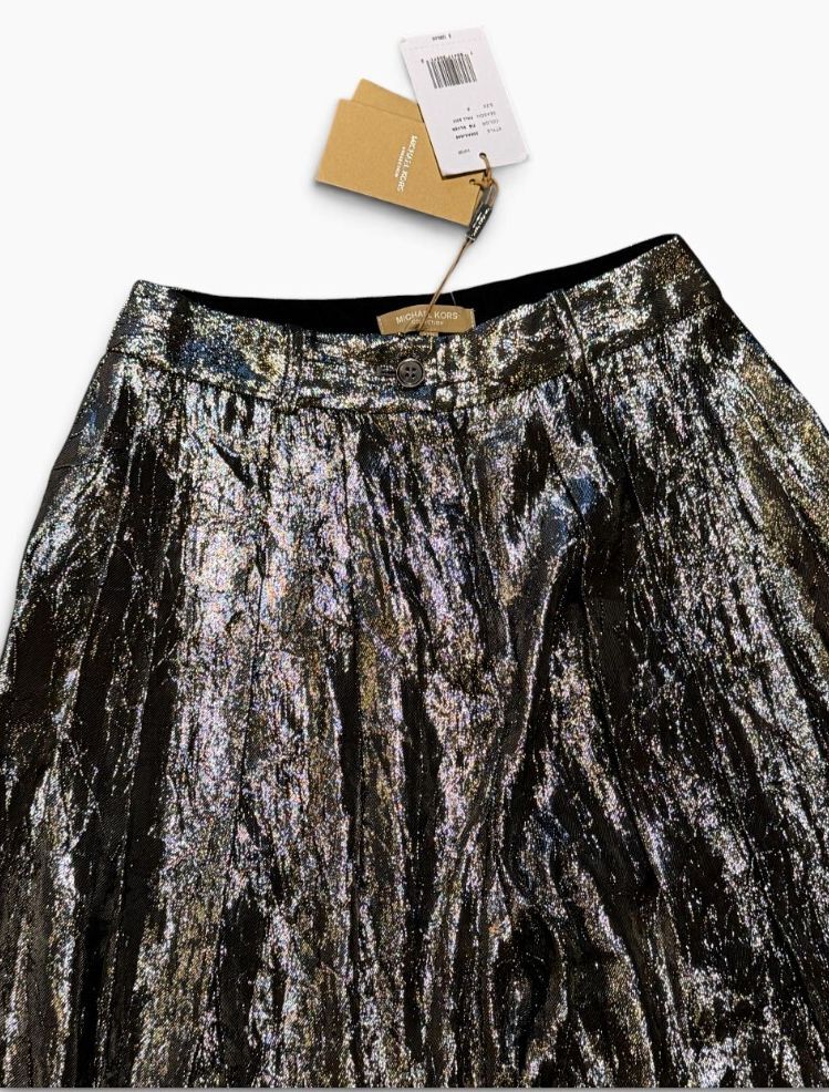 NWT Michael Kors Collection Metallic Trousers
