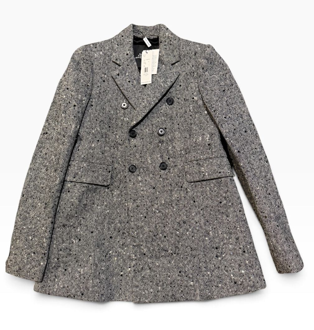 NWT Marc Jacobs Tweed Shaped Jacket with Strass