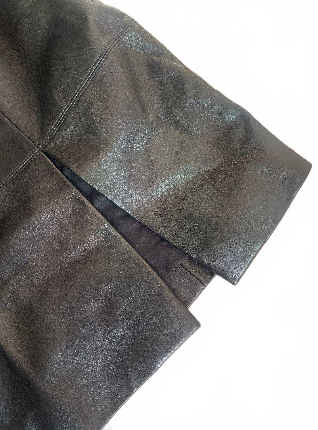 Michael Kors Collection Leather Sleeveless Dress