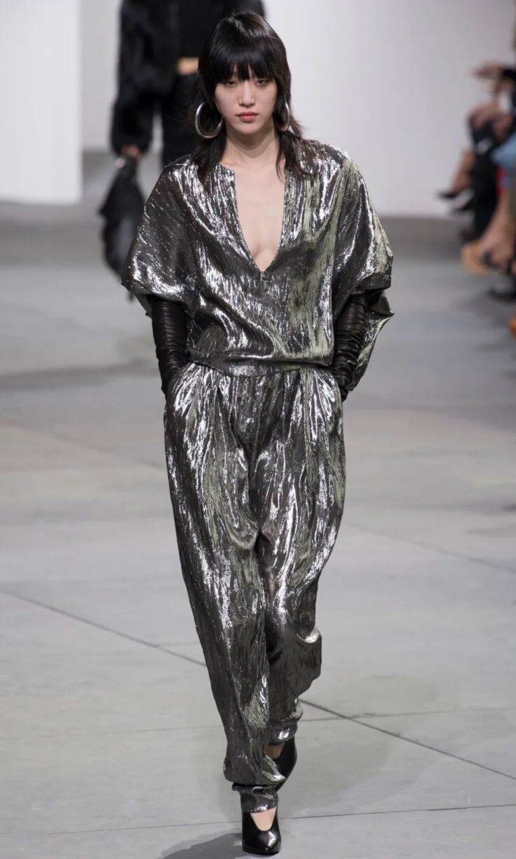 NWT Michael Kors Collection Metallic Trousers