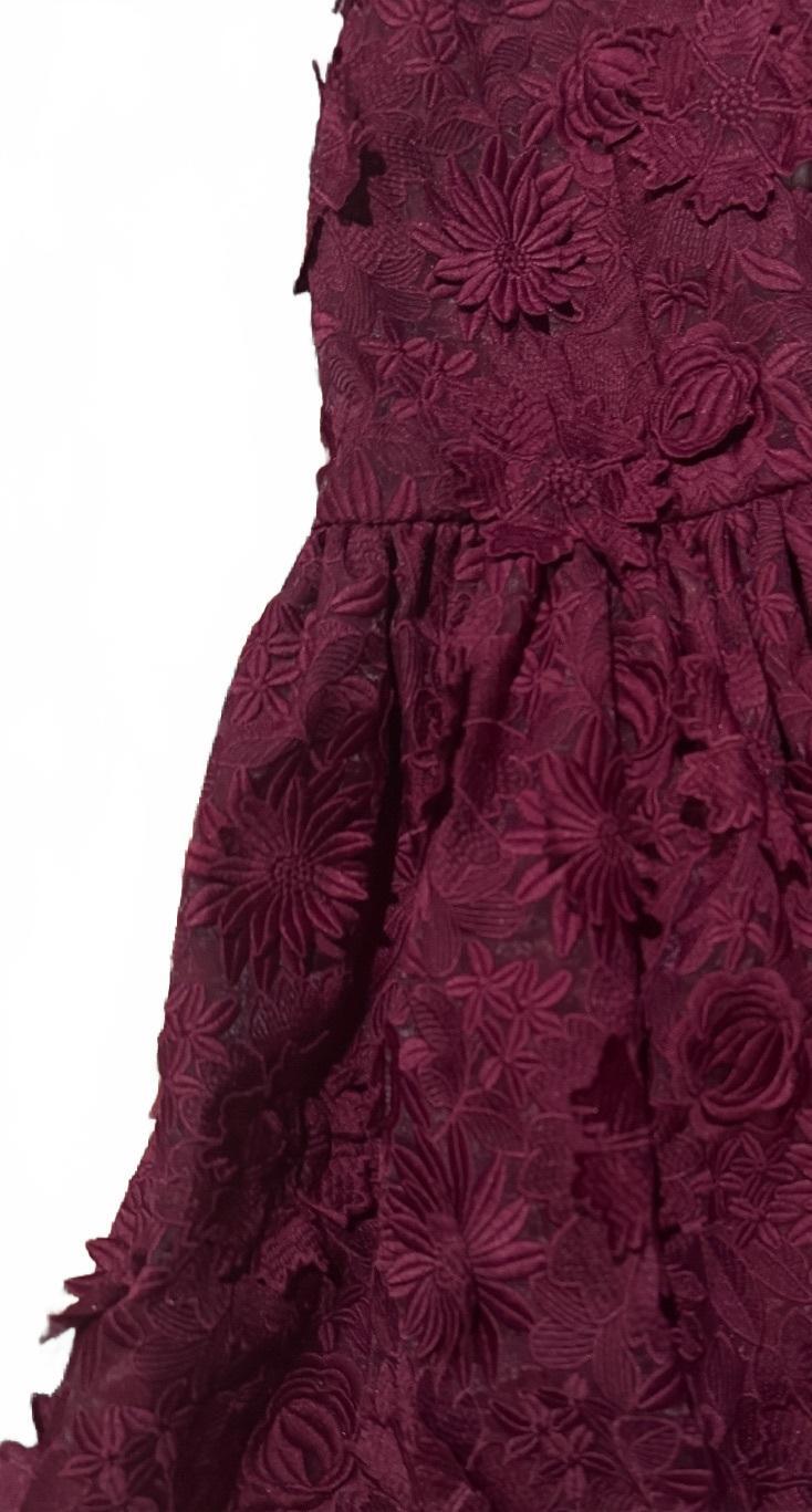 NWT Costarellos Guipure Lace Skirt