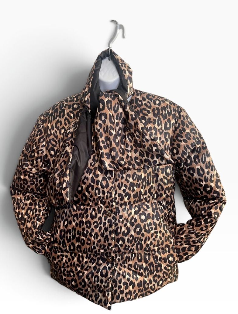 Kate Spade reversible puffer coat w/ Scarf