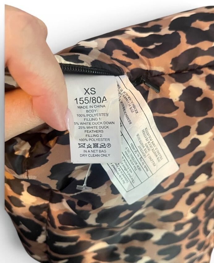 Kate Spade reversible puffer coat w/ Scarf