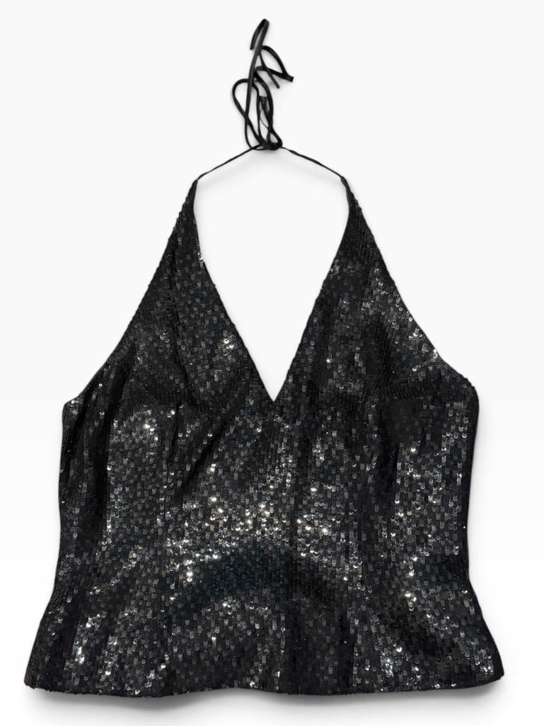 Melissa Eng Sequin Halter Top