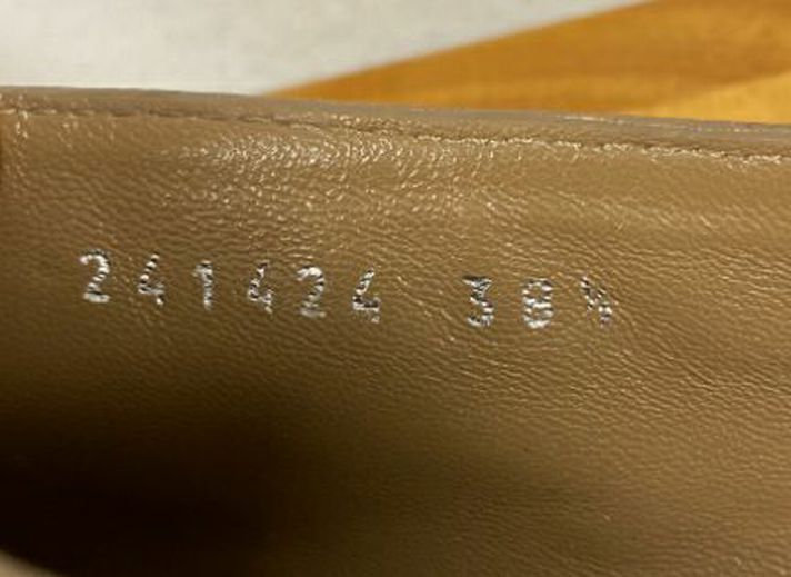 Gucci Light Brown Logo Horsebit Ballet Flats Size 8.5
