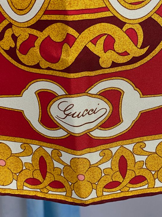 Gucci Multicolor Silk Scarf