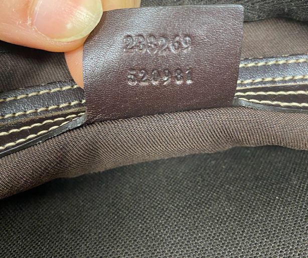 Gucci Brown GG Logo Supreme Waist Belt Bum Bag