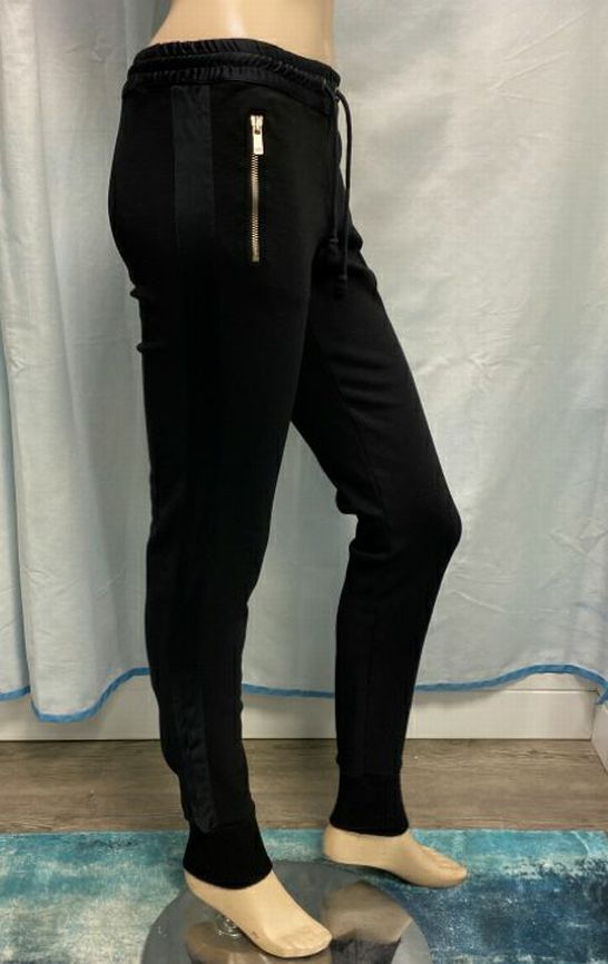 Michael Kors Collection Black Joggers Pants Wool Blend Size 6