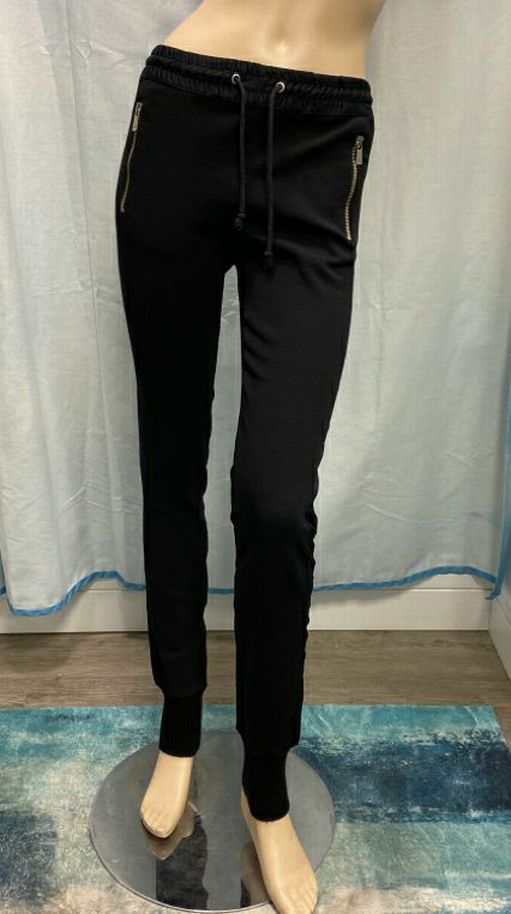 Michael Kors Collection Black Joggers Pants Wool Blend Size 6