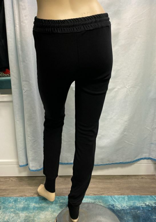 Michael Kors Collection Black Joggers Pants Wool Blend Size 6